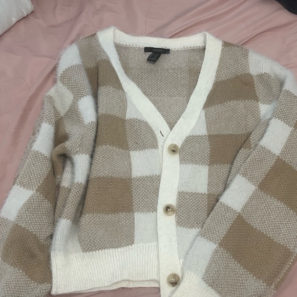 Oversizedd Tan Cardigan - Picture 2 of 3